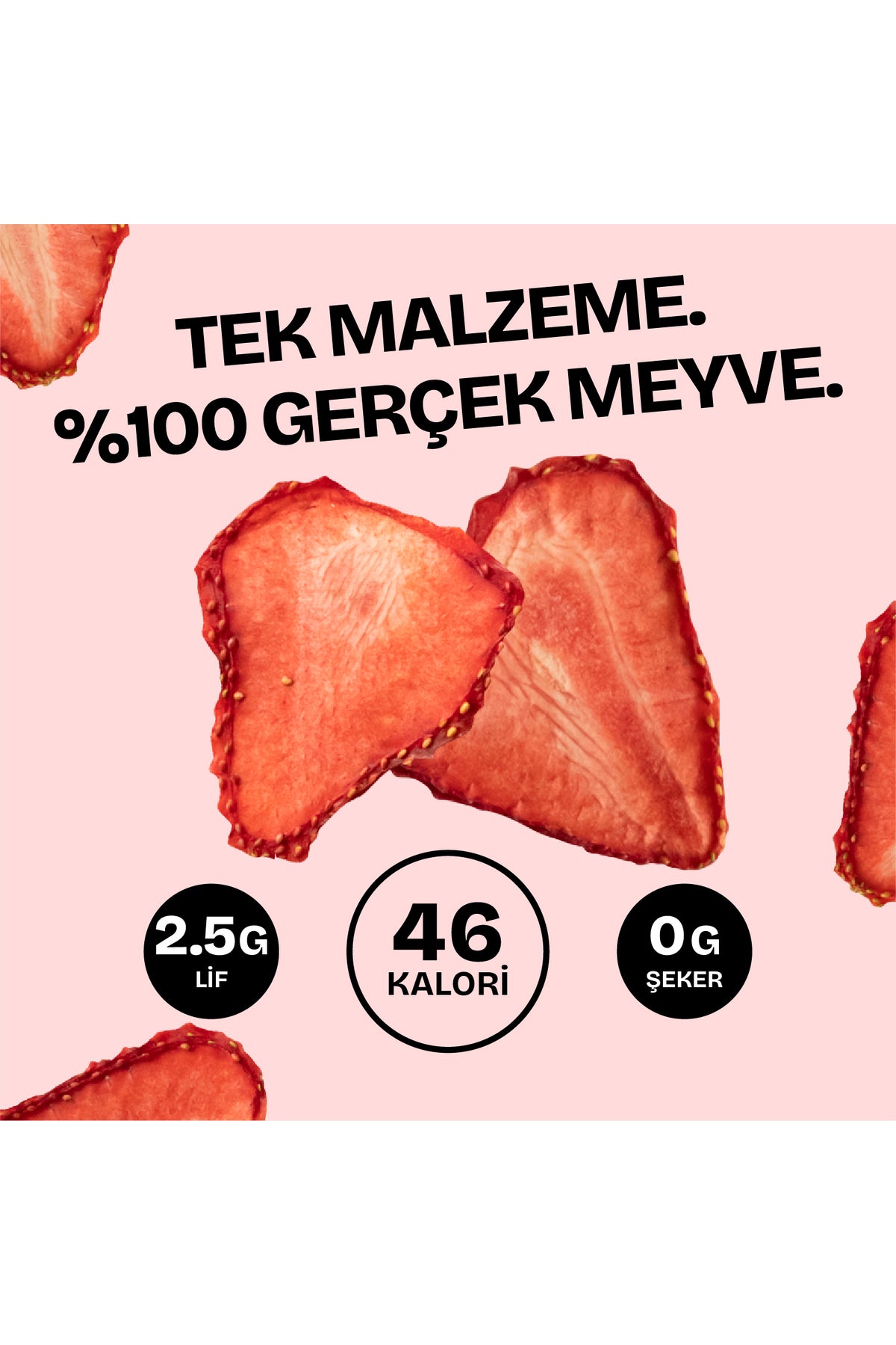 Kurutulmuş Çilek Dilimleri 14g
