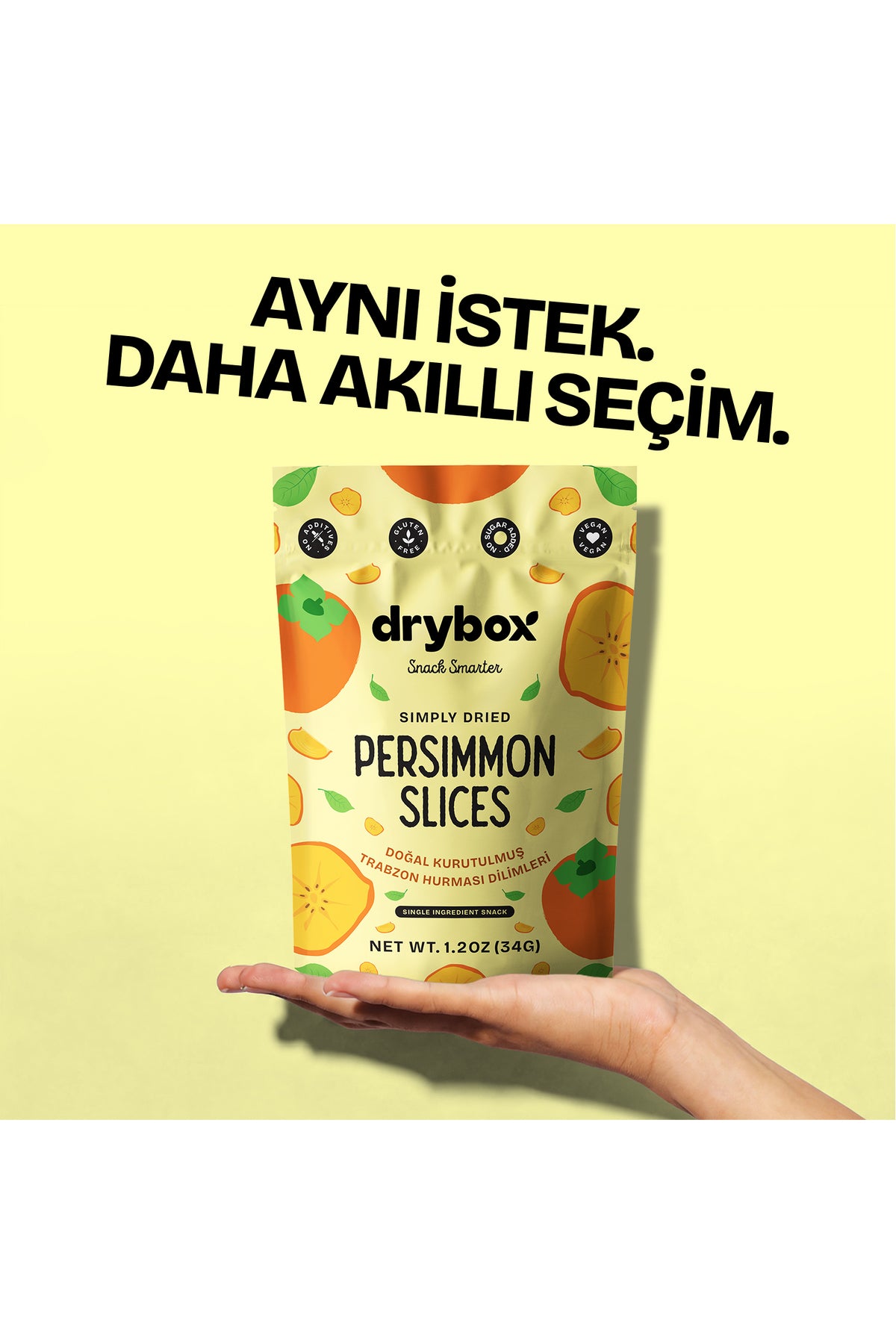 Doğal Kurutulmuş Trabzon Hurması Dilimleri 34g