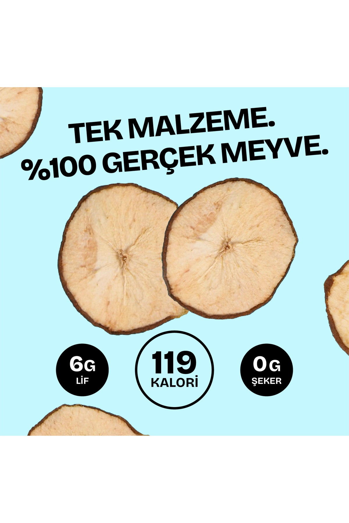 Doğal Kurutulmuş Armut Dilimleri 34g