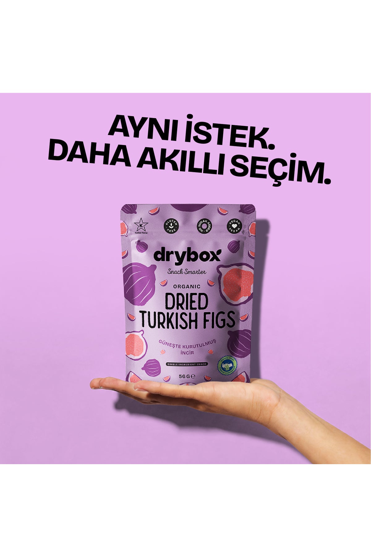 Kurutulmuş Organik İncir 56g