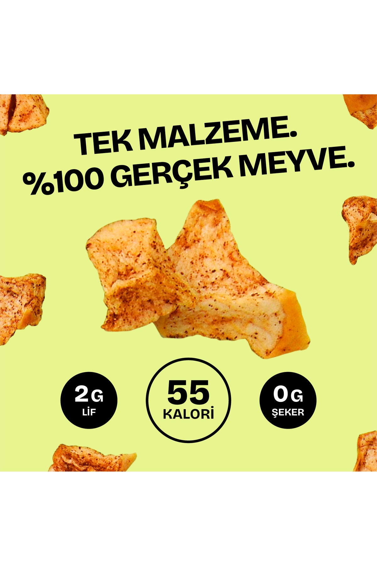 Kurutulmuş Tarçınlı Elma Lokması 14g