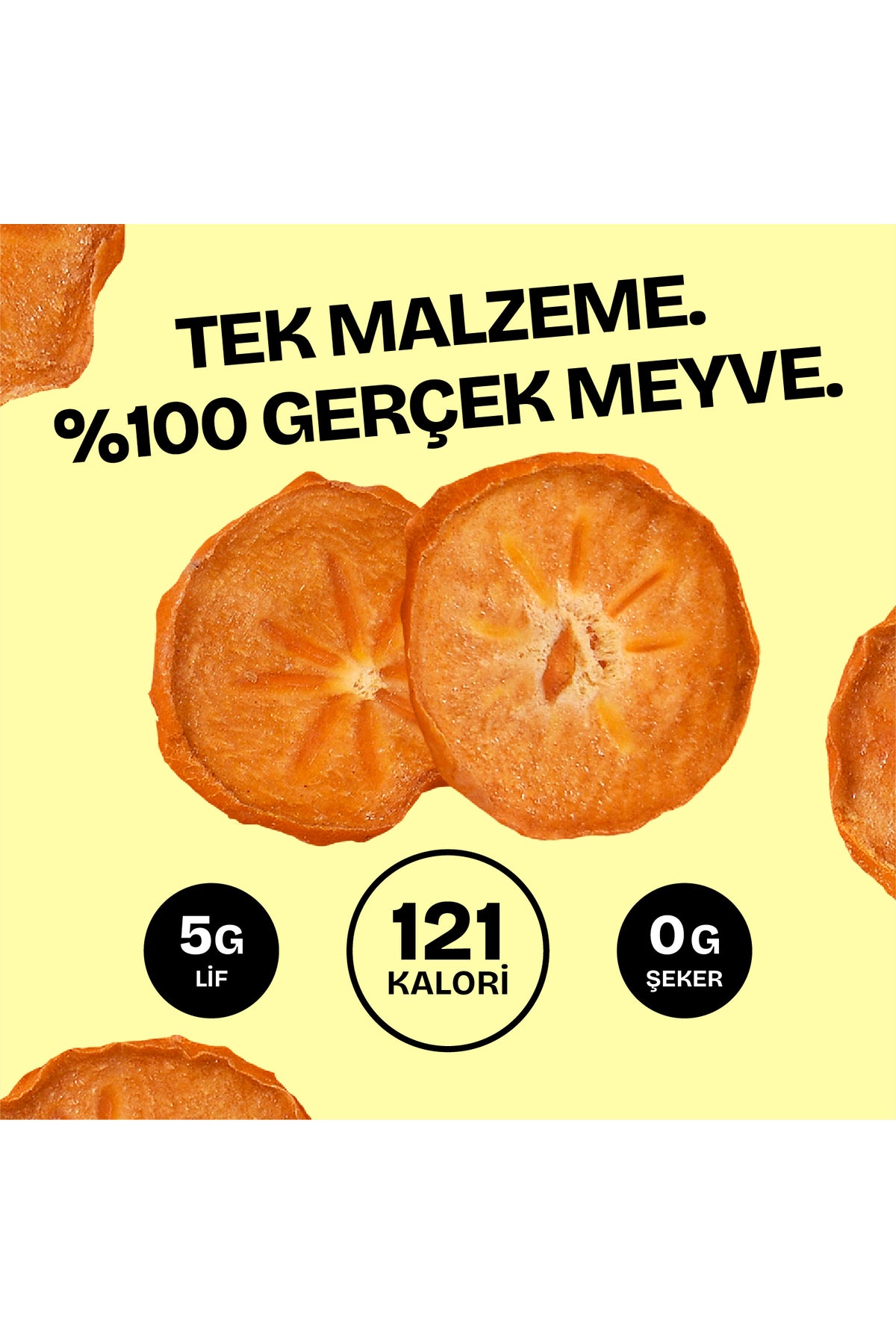 Doğal Kurutulmuş Trabzon Hurması Dilimleri 34g